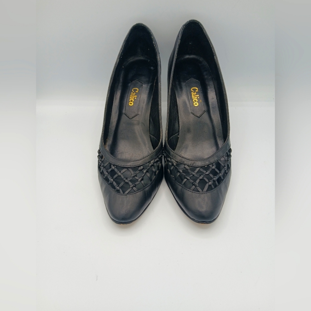 Calico women's shoes black, size 8 1/2 N